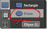 Select Ellipse Tool