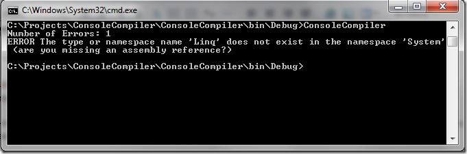 Compiler Error